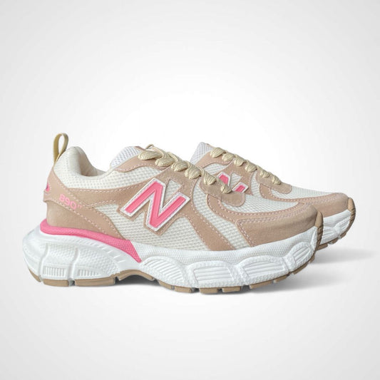 New Balance 890 Beige - Rosa